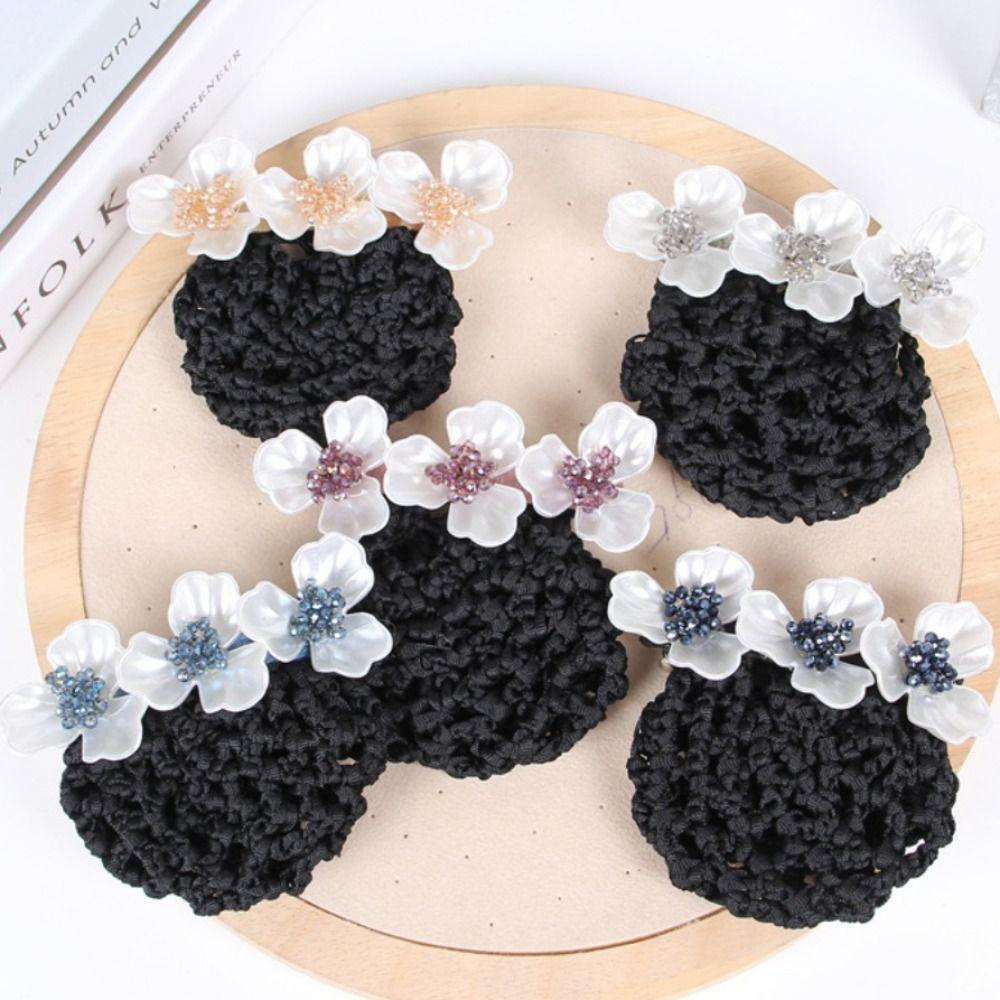 Ponytail Clip Korean Bun Snood Flower Hairpin Hairgrips Cover Net Women Spring Clip for Girls navy blue-fine net
Ponytail Clip Korean Bun Snood Flower Hairpin Hairgrips Cover Net Women Spring Clip for Girls navy blue-fine net