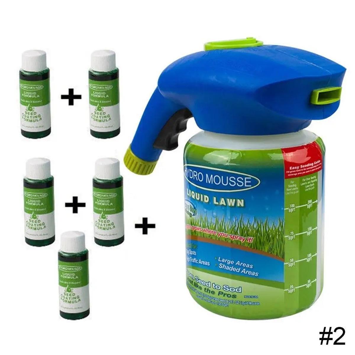 Garden Hydro Hydro Mousse Liquid Turf Grass Seed Sprayer with Growth-boosting High Quality for Tool Misting System(No Seeds) A
Garden Hydro Hydro Mousse Liquid Turf Grass Seed Sprayer with Growth-boosting High Quality for Tool Misting System(No Seeds) A