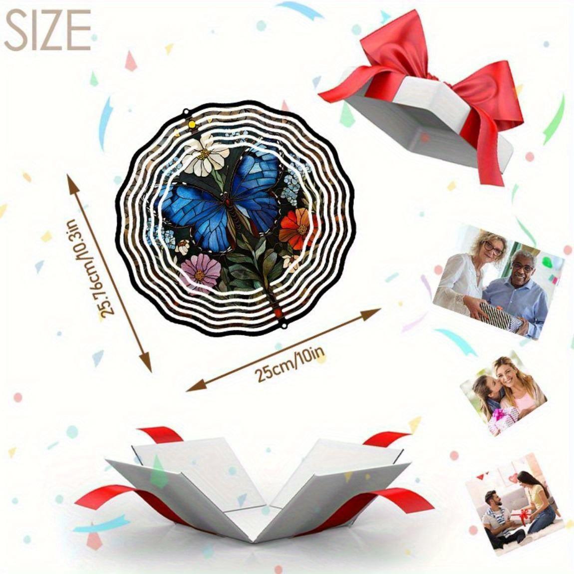 10-дюймовий підвісний вітряк з гачком, що обертається на 360 градусів, для прикраси балкона та саду, весняно-літній вуличний декор
10-дюймовий підвісний вітряк з гачком, що обертається на 360 градусів, для прикраси балкона та саду, весняно-літній вуличний декор