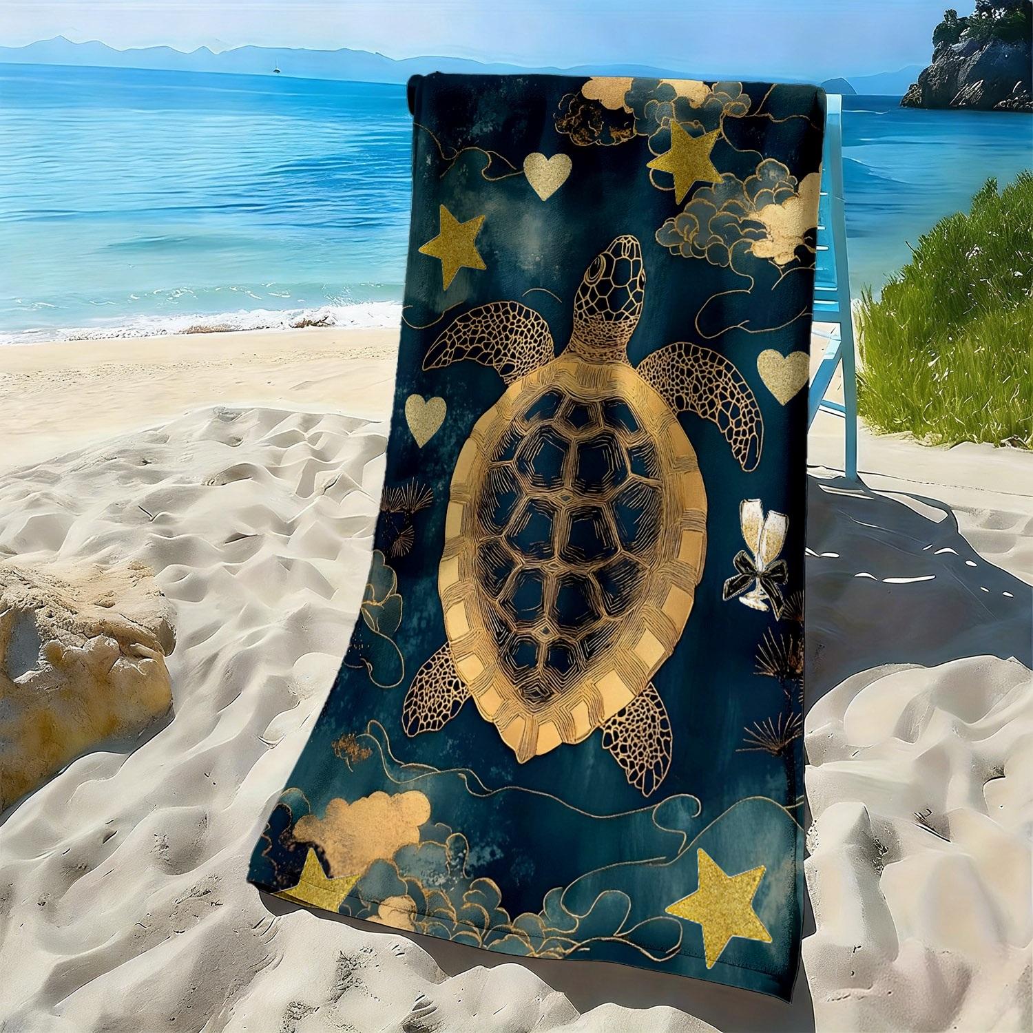 Turtle and Starry Sky Style Pattern polyester microfiber beach towel is highly absorbent suitable for swimming and beach outings W30*H60(CM)
Turtle and Starry Sky Style Pattern polyester microfiber beach towel is highly absorbent suitable for swimming and beach outings W30*H60(CM)