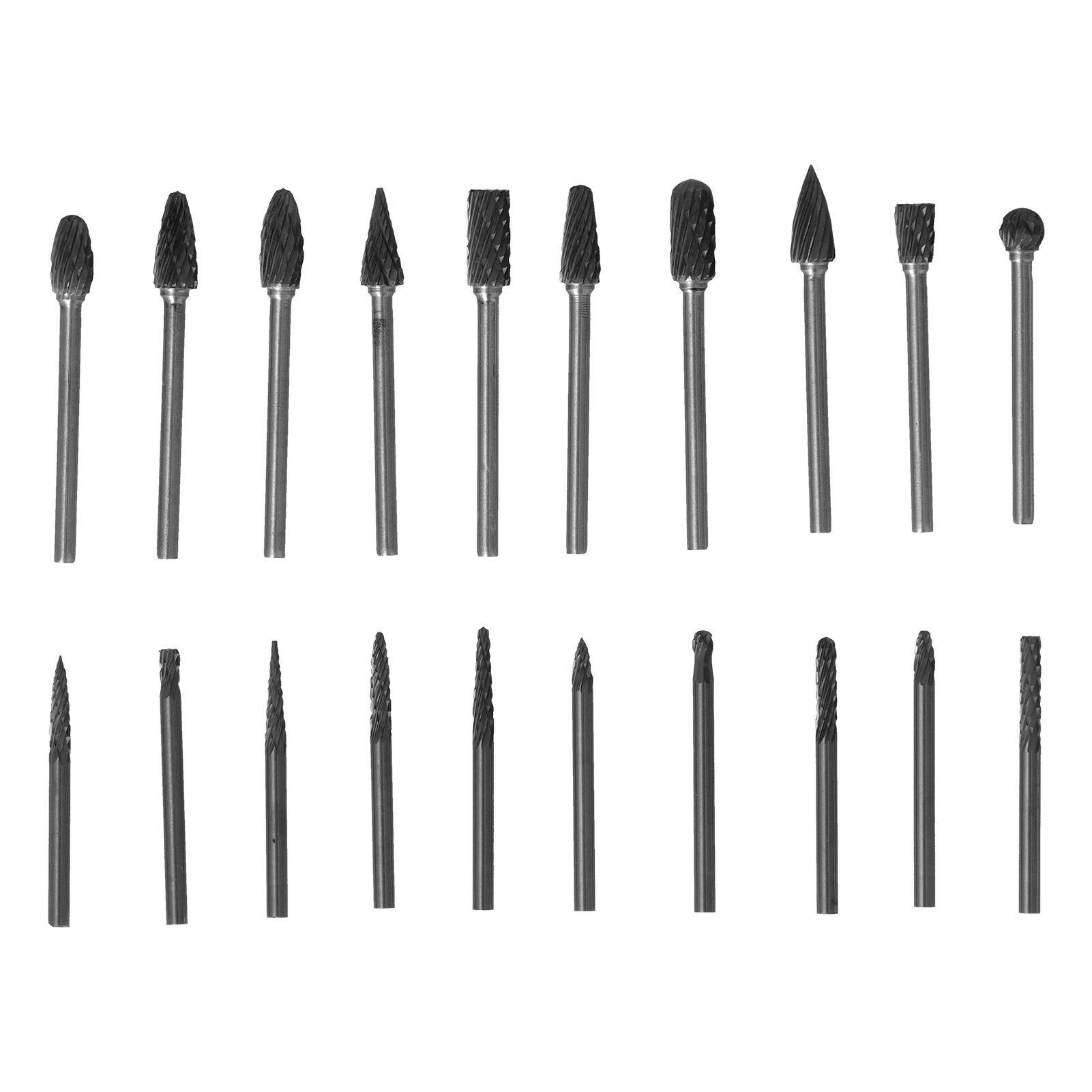 20Pcs Tungsten Carbide Rotary Point Double Slot Burr Die Grinder Set for Welding Casting
20Pcs Tungsten Carbide Rotary Point Double Slot Burr Die Grinder Set for Welding Casting