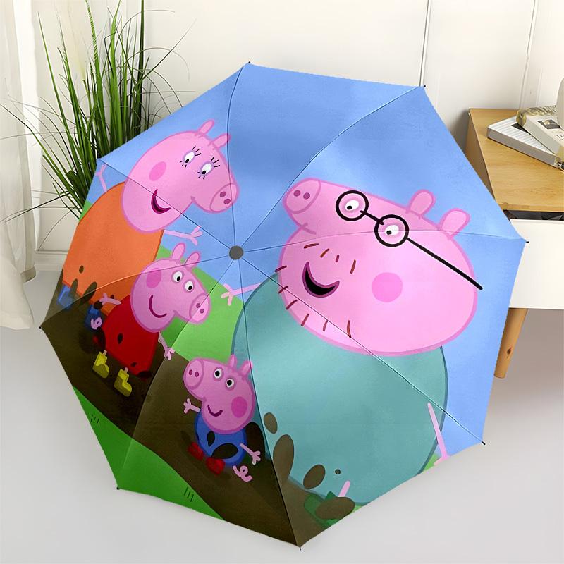 Peppa Pig, Family Automatic Opening and Closing, 8 rib Structure Portable Umbrella, Suitable for Men and Women in All Seasons Perfect Gift
Peppa Pig, Family Automatic Opening and Closing, 8 rib Structure Portable Umbrella, Suitable for Men and Women in All Seasons Perfect Gift