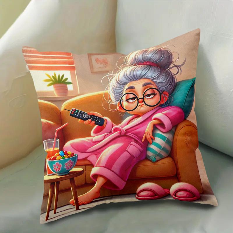 Grandma s Cozy Spot Pillowcase - Soft Plush Gift, Single-Sided Print, No Pillow Insert, Perfect for Grandma Gifts 16x16Inch
Grandma s Cozy Spot Pillowcase - Soft Plush Gift, Single-Sided Print, No Pillow Insert, Perfect for Grandma Gifts 16x16Inch