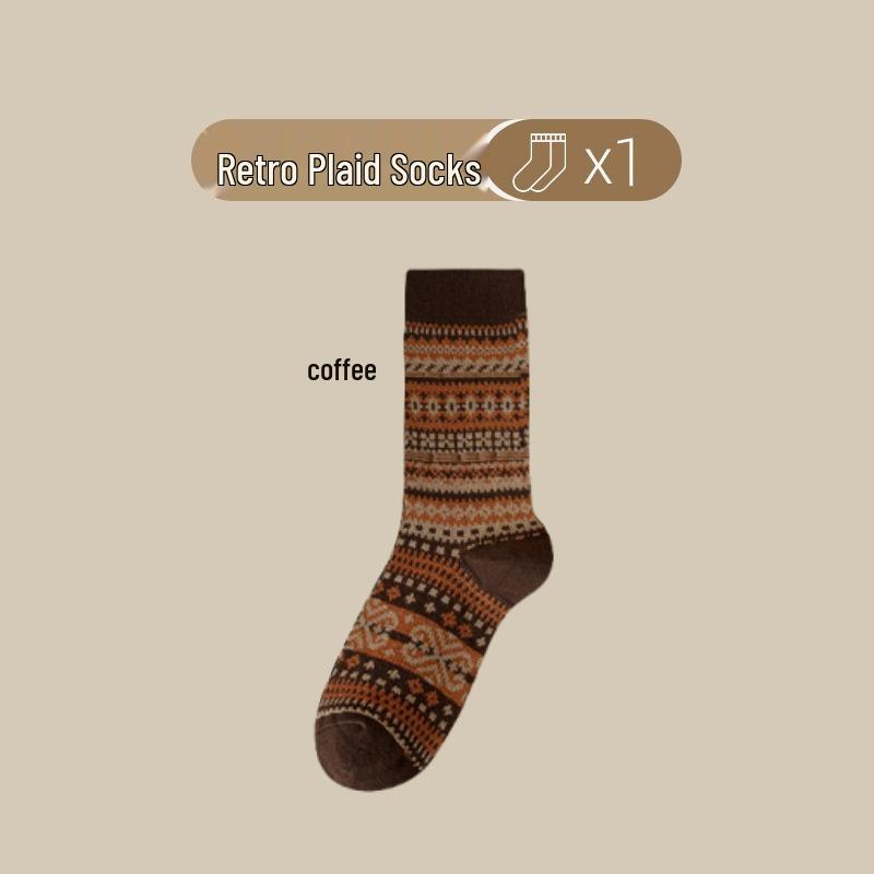 Retro Ethnic Style Combed Cotton Women s Mid-Calf Socks - Trendy Autumn/Winter Double-Needle Design One Size
Retro Ethnic Style Combed Cotton Women s Mid-Calf Socks - Trendy Autumn/Winter Double-Needle Design One Size
