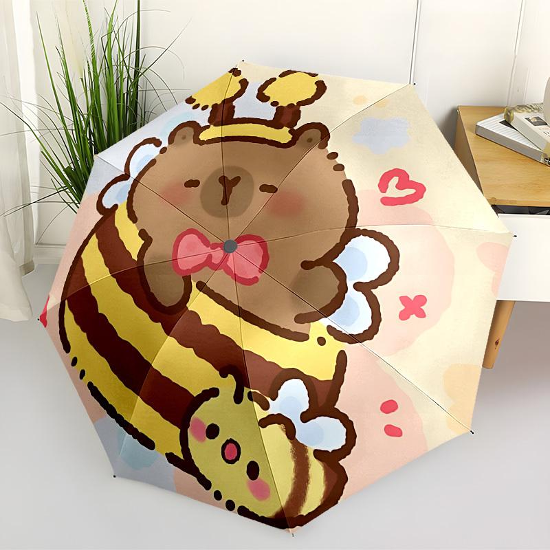 1pc Bee-themed Capybara Automatic Open/Close Umbrella, Folding Compact Umbrella with Lightweight Design for Women/Men yy251028147
1pc Bee-themed Capybara Automatic Open/Close Umbrella, Folding Compact Umbrella with Lightweight Design for Women/Men yy251028147
