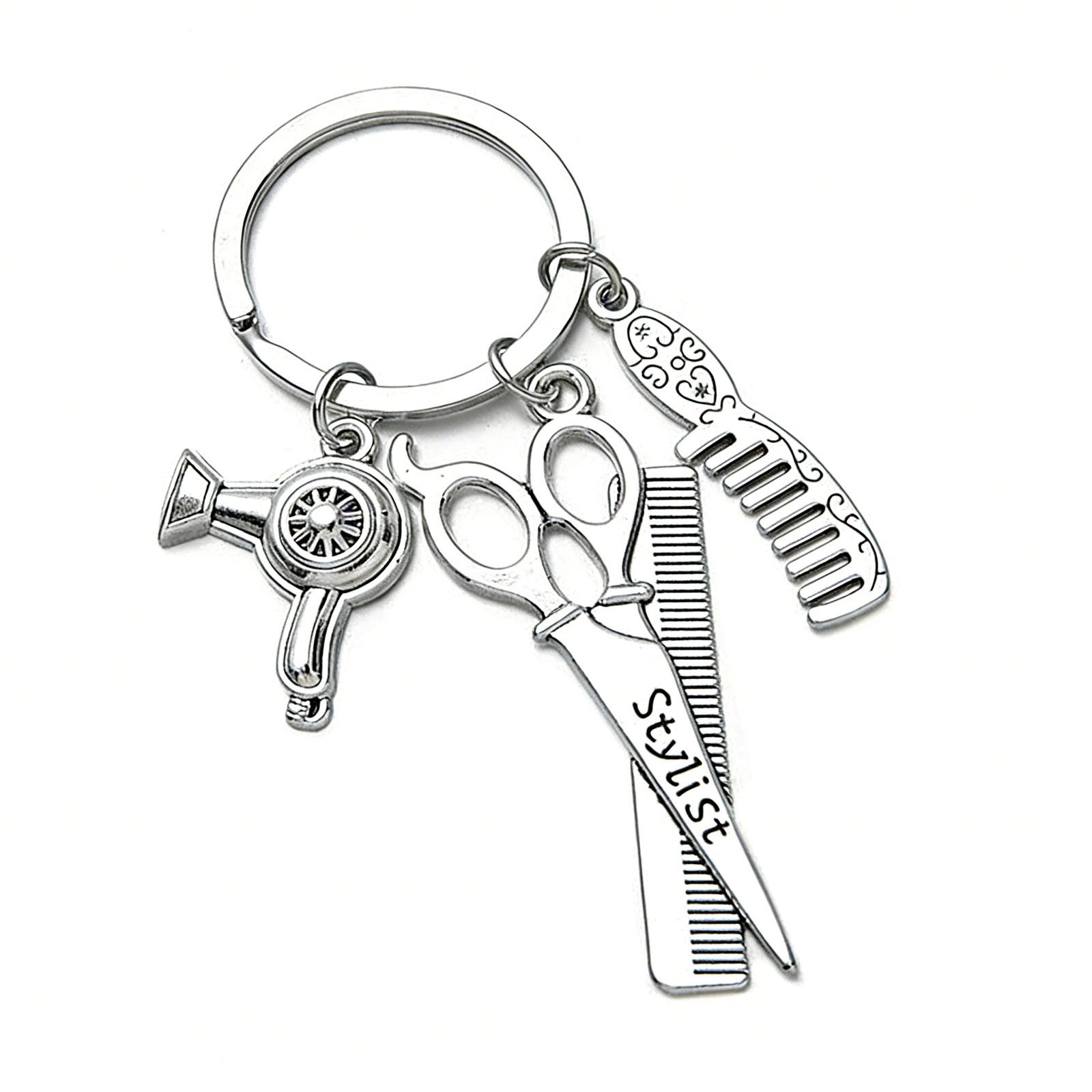 Elegant Hairstylist Inspired Accessory Keychain With Detailed Styling Tool Present For Cosmetology Students And Experts 1
Elegant Hairstylist Inspired Accessory Keychain With Detailed Styling Tool Present For Cosmetology Students And Experts 1