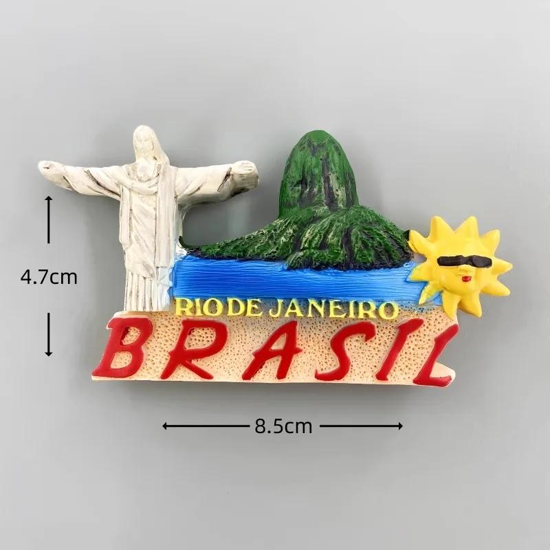 Brazil Refrigerator Stickers Rio de Janeiro Travel Souvenirs Sugarloaf Mountain Fridge Magnets Home Decoration Wedding Gifts
Brazil Refrigerator Stickers Rio de Janeiro Travel Souvenirs Sugarloaf Mountain Fridge Magnets Home Decoration Wedding Gifts
