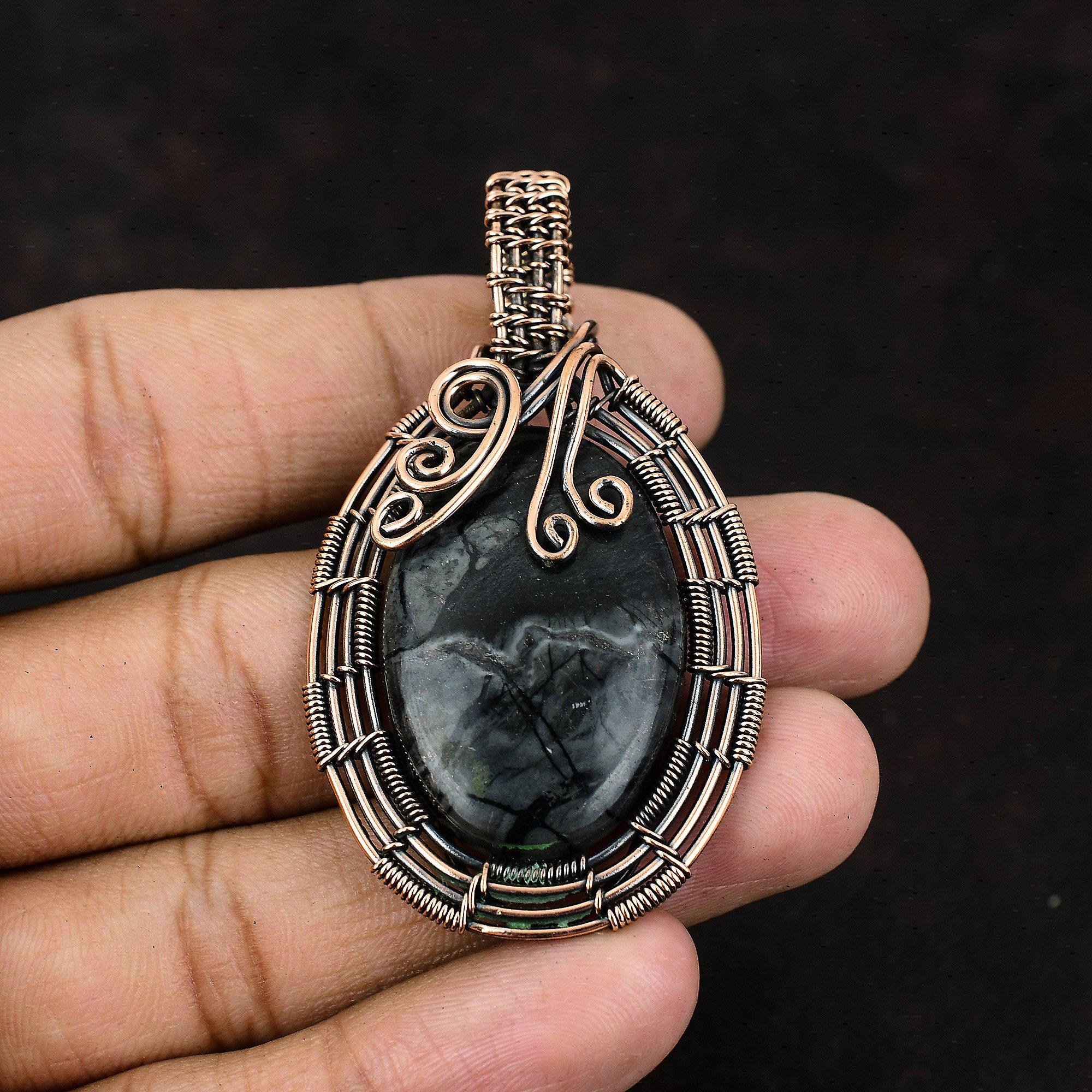 Picasso Jasper Copper Pendant Gemstone Copper Jewelry Copper Wire Wrapped Pendant Picasso Jasper Jewelry Handmade Women Pendant Gift For Mom
Picasso Jasper Copper Pendant Gemstone Copper Jewelry Copper Wire Wrapped Pendant Picasso Jasper Jewelry Handmade Women Pendant Gift For Mom