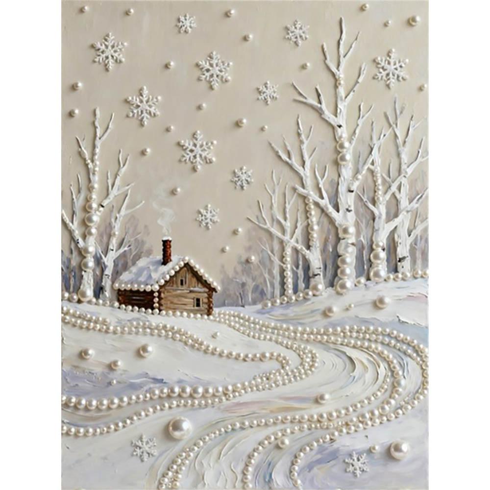 Crystal Pearl Painting 5D DIY Frame Decoration Painting Snowy Terrain Home Wall Decoration Transparent Pearl Gemstone Painting Picture Art Crafts 35x45cm
Crystal Pearl Painting 5D DIY Frame Decoration Painting Snowy Terrain Home Wall Decoration Transparent Pearl Gemstone Painting Picture Art Crafts 35x45cm