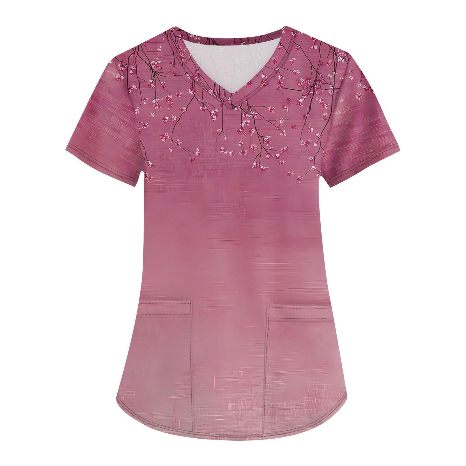 Женская мода с v-образным вырезом, короткими рукавами и карманами, топы с принтом XL арбуз красный
Женская мода с v-образным вырезом, короткими рукавами и карманами, топы с принтом XL арбуз красный