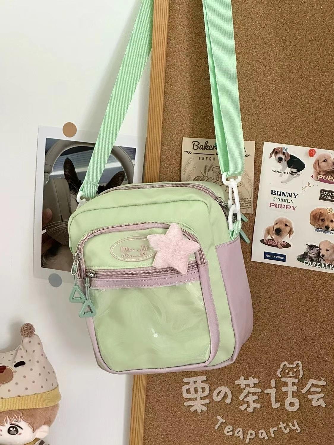 JIAERDI Transparent Square Messenger Bag Purse Women New Nylon Versatile Blue Itabag Ladies Anime Mini Bag Crossbody Bags Girls 21x19x7cm зелёный
JIAERDI Transparent Square Messenger Bag Purse Women New Nylon Versatile Blue Itabag Ladies Anime Mini Bag Crossbody Bags Girls 21x19x7cm зелёный