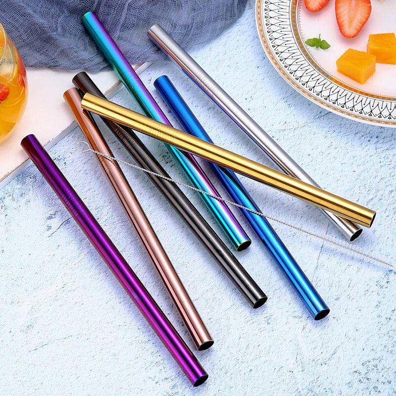 Drinking Straw Food Grade 304 Stainless Steel Straw Milk Tea Cocktail Juice Straw Environmentally Friendly Straws
Drinking Straw Food Grade 304 Stainless Steel Straw Milk Tea Cocktail Juice Straw Environmentally Friendly Straws