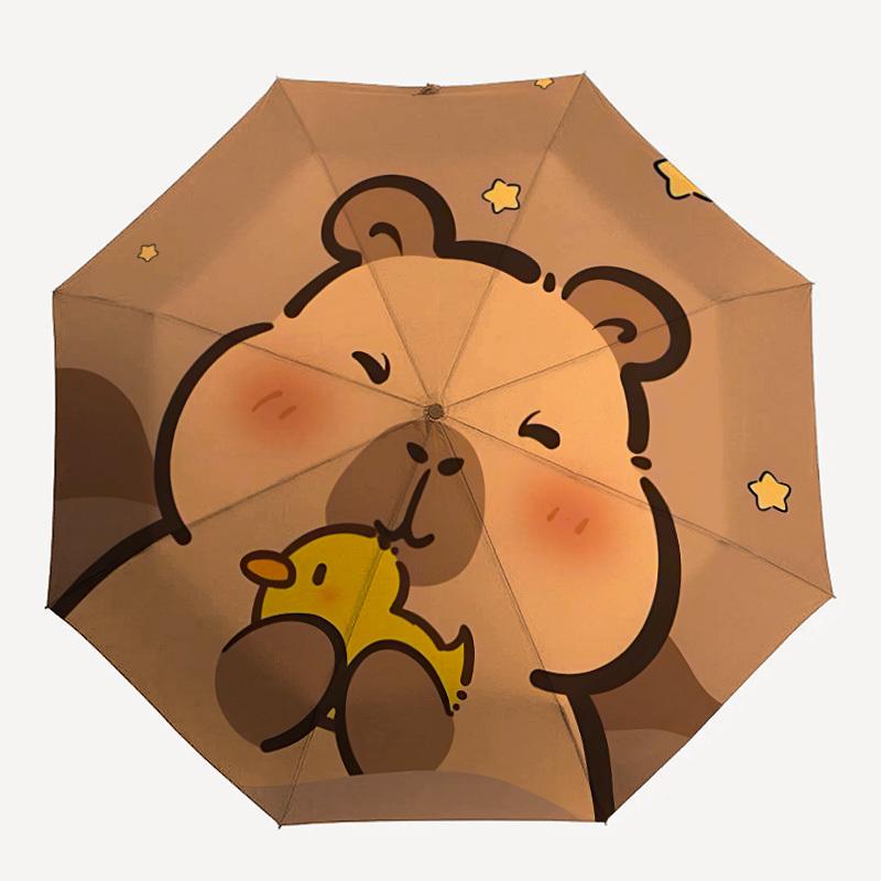 1pc Capybara Automatic Open/Close Umbrella with Folding feature Compact Travel Umbrella, Lightweight design, for Commuting, Business019
1pc Capybara Automatic Open/Close Umbrella with Folding feature Compact Travel Umbrella, Lightweight design, for Commuting, Business019
