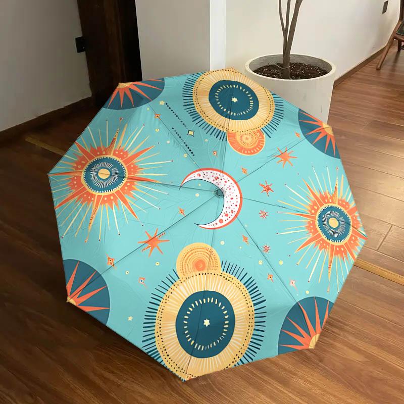 1pc Celestial Patterns Automatic Umbrella Durable Iron Frame & Plastic Handle, Gift for Men & Women, Sturdy Construction yy250905152
1pc Celestial Patterns Automatic Umbrella Durable Iron Frame & Plastic Handle, Gift for Men & Women, Sturdy Construction yy250905152