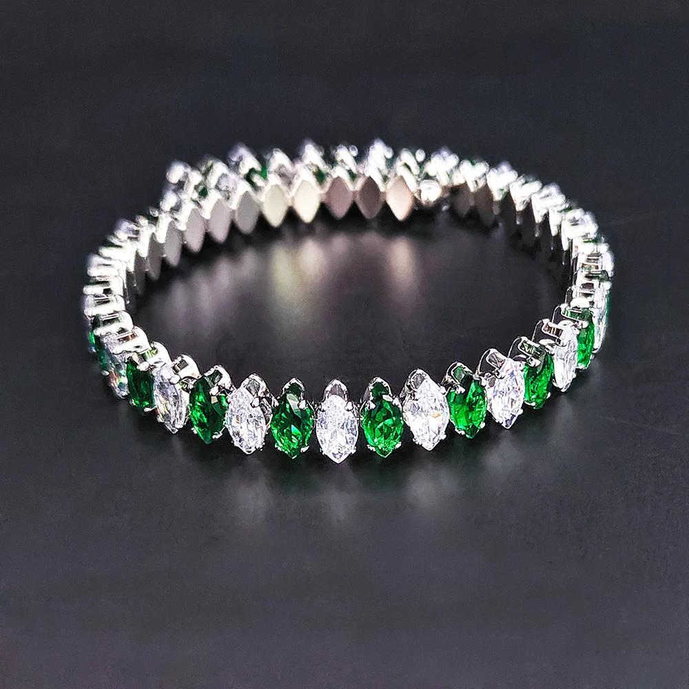 2025 New Arrival Unique Design White Green Color Marquise Bracelet Bangle for Women Valentine s Day Gift Jewelry S8250 белый
2025 New Arrival Unique Design White Green Color Marquise Bracelet Bangle for Women Valentine s Day Gift Jewelry S8250 белый