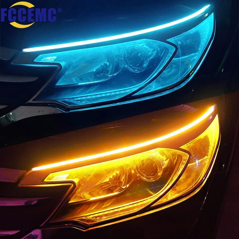 2 шт. светодиодные DRL автомобиля дневные ходовые огни гибкие водонепроницаемые полосы авто фары белый указатель поворота желтый стоп-сигнал 12 В
2 шт. светодиодные DRL автомобиля дневные ходовые огни гибкие водонепроницаемые полосы авто фары белый указатель поворота желтый стоп-сигнал 12 В