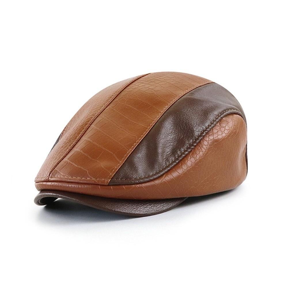 New Unisex Newsboy Caps Retro with Front Cap Berets Leather Splicing Flat Cap PU Leather Baseball Cap кофейный
New Unisex Newsboy Caps Retro with Front Cap Berets Leather Splicing Flat Cap PU Leather Baseball Cap кофейный