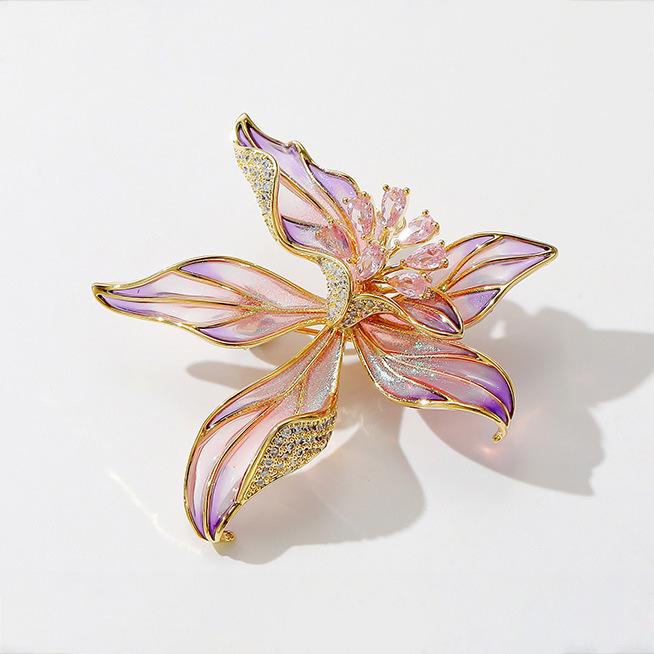 Французская брошь-ирис, Изысканная хрустальная брошь для женщин высокого класса, Брошь с нишевым дизайном, Аксессуар для пиджака фиолетовый/розовый
Французская брошь-ирис, Изысканная хрустальная брошь для женщин высокого класса, Брошь с нишевым дизайном, Аксессуар для пиджака фиолетовый/розовый