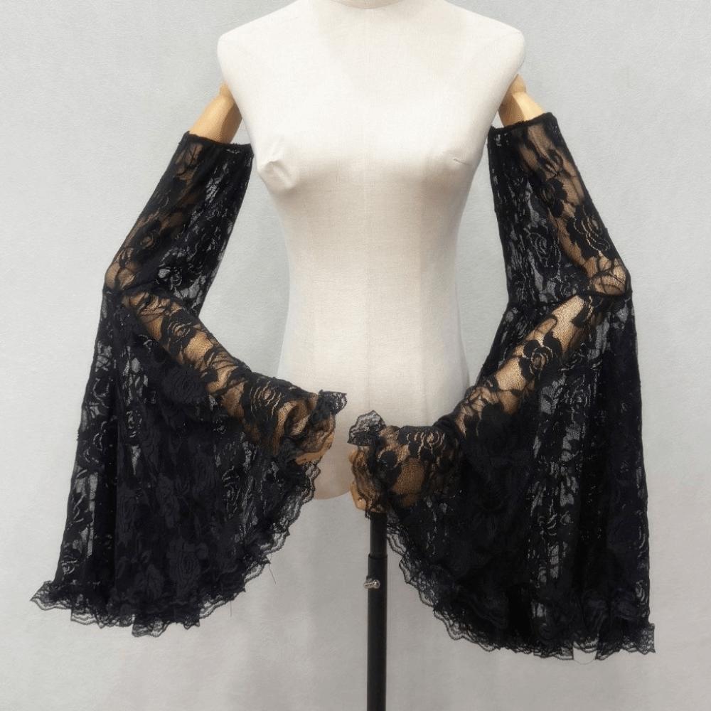 Thin Detachable Sleeves Sunscreen Sheer Bridal Gloves Elegant Long Tulle Sleeves Gothic Events чорний
Thin Detachable Sleeves Sunscreen Sheer Bridal Gloves Elegant Long Tulle Sleeves Gothic Events чорний