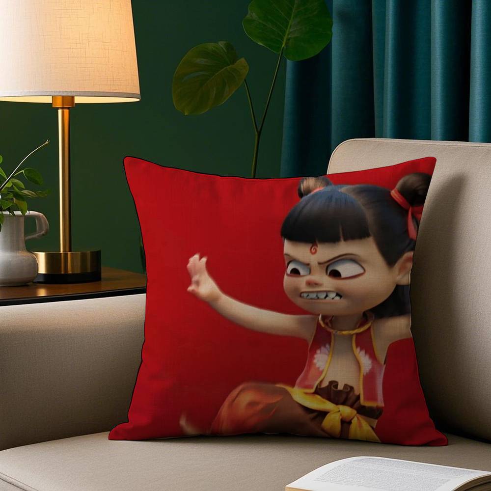 Cartoon Movie Nezha Pillow Case Plush Fabric Soft Pillowcase Double Sided Print Sofa Cushion Cover Throw 20x20Inch
Cartoon Movie Nezha Pillow Case Plush Fabric Soft Pillowcase Double Sided Print Sofa Cushion Cover Throw 20x20Inch