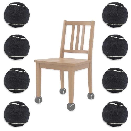 Nicheez Tennis Ball-Shaped Chair Leg Covers, Felt Socks, Floor Protection, Scratch Prevention, Soundproofing, and Anti-Slip, Set of 8 (Black)
Nicheez Tennis Ball-Shaped Chair Leg Covers, Felt Socks, Floor Protection, Scratch Prevention, Soundproofing, and Anti-Slip, Set of 8 (Black)