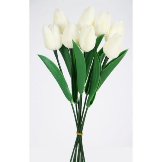 Artificial 8-Piece Wet Tulip Bouquet Real Texture Off-White
Artificial 8-Piece Wet Tulip Bouquet Real Texture Off-White