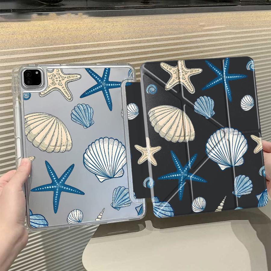 Морские ракушки Держатель-книжка Чехол для планшета Для iPad Mini 6 7 Air 4 5 M3 M2 1 2 M4 11 дюймов Pro 11-го 10-го 9-го 8-го 7-го iPad Mini 7 8.3
Морские ракушки Держатель-книжка Чехол для планшета Для iPad Mini 6 7 Air 4 5 M3 M2 1 2 M4 11 дюймов Pro 11-го 10-го 9-го 8-го 7-го iPad Mini 7 8.3