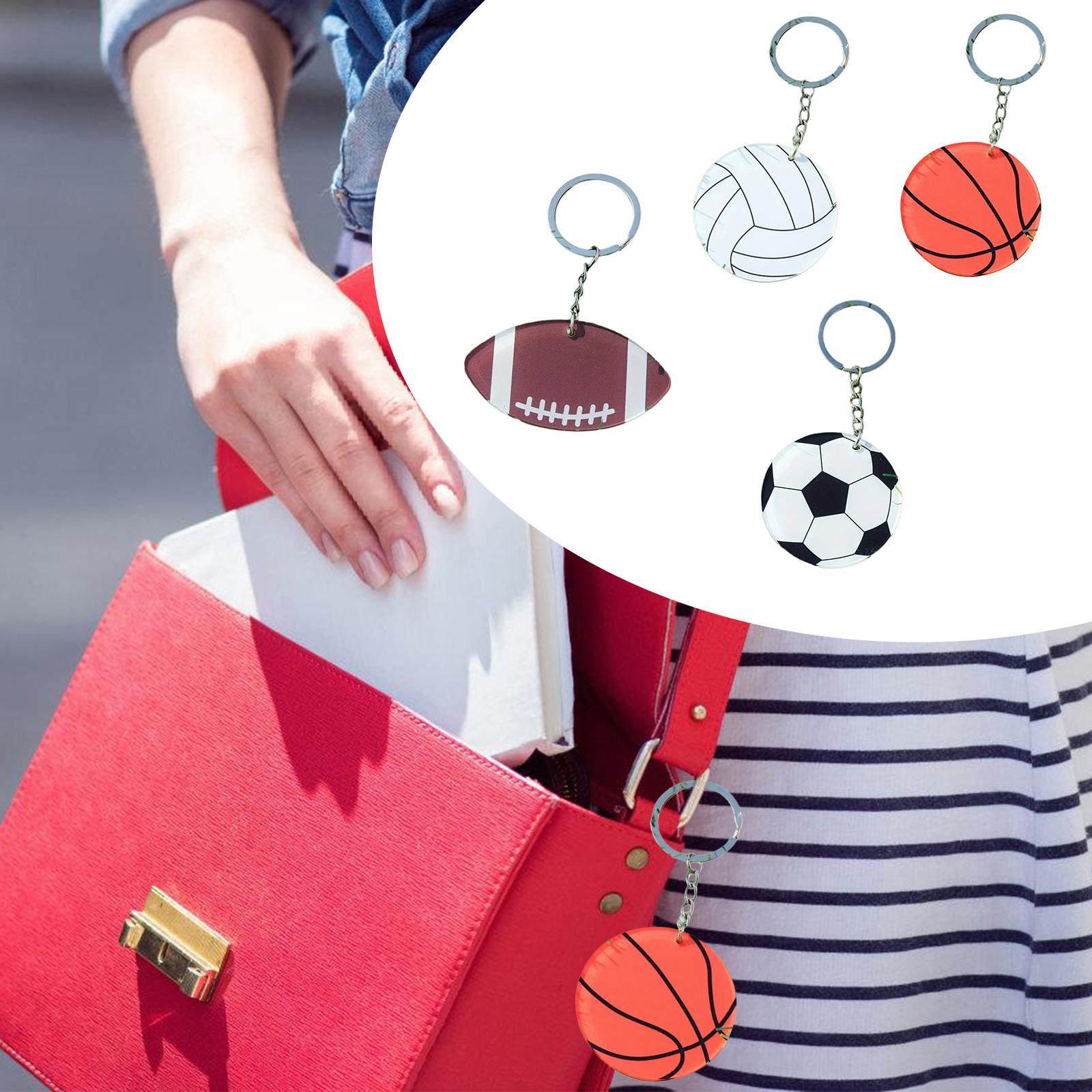 Small Volleyball Keychains Sporty Decorative Pendants Key Ornament Acrylic Texture for Backpacks Gym Bags and Purses B
Small Volleyball Keychains Sporty Decorative Pendants Key Ornament Acrylic Texture for Backpacks Gym Bags and Purses B