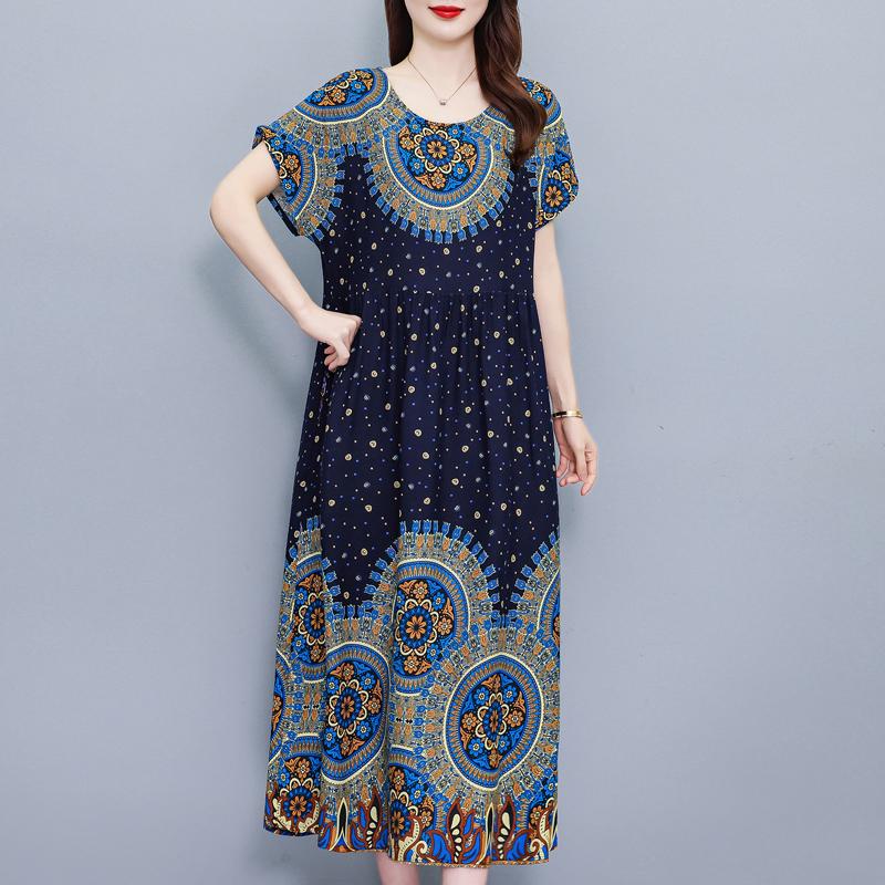 Повседневные женские платья больших размеров, винтажная одежда, элегантное длинное платье с коротким рукавом 5XL
Повседневные женские платья больших размеров, винтажная одежда, элегантное длинное платье с коротким рукавом 5XL