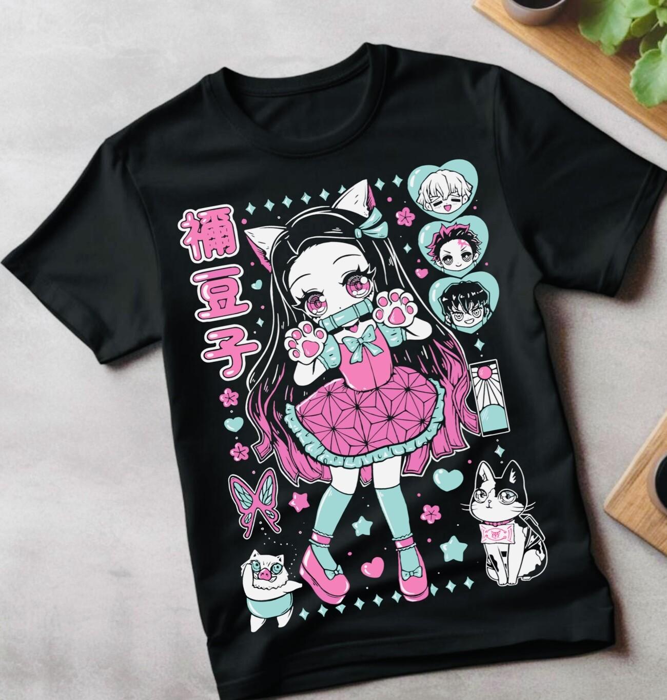 Nezuko T-Shirt Mens Womens Tees Top Demon Slayer Kokushibo Kimetsu No Yaiba Tanjiro Shirt All Size 2XL
Nezuko T-Shirt Mens Womens Tees Top Demon Slayer Kokushibo Kimetsu No Yaiba Tanjiro Shirt All Size 2XL