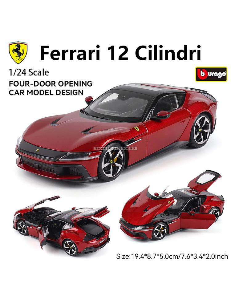 Ббураго 1:24 Модель Автомобіля Ferrari 12 Cilindri Металева Лита Модель Дитяча Іграшка Подарунок Хлопцю Симульований Сплав
Ббураго 1:24 Модель Автомобіля Ferrari 12 Cilindri Металева Лита Модель Дитяча Іграшка Подарунок Хлопцю Симульований Сплав