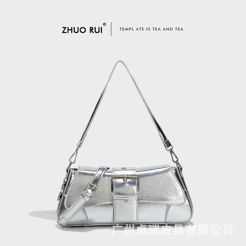 Sweet, Cool, Spicy, Fashionable, Modern, Heavy Metal Underarm Bag, Daily Single Shoulder Handbag, Female серебряный
Sweet, Cool, Spicy, Fashionable, Modern, Heavy Metal Underarm Bag, Daily Single Shoulder Handbag, Female серебряный