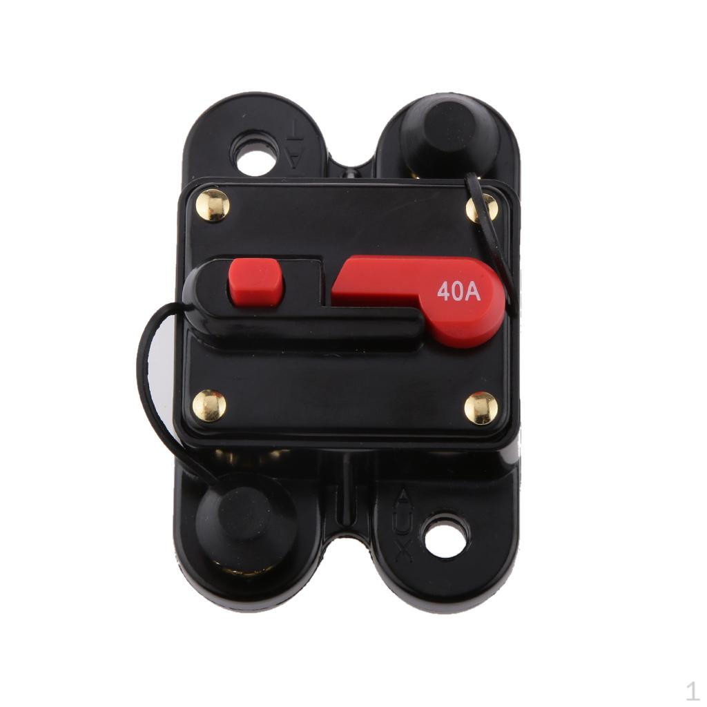 Car Inline Circuit Breaker 40 AMP Manual Audio Holder
Car Inline Circuit Breaker 40 AMP Manual Audio Holder