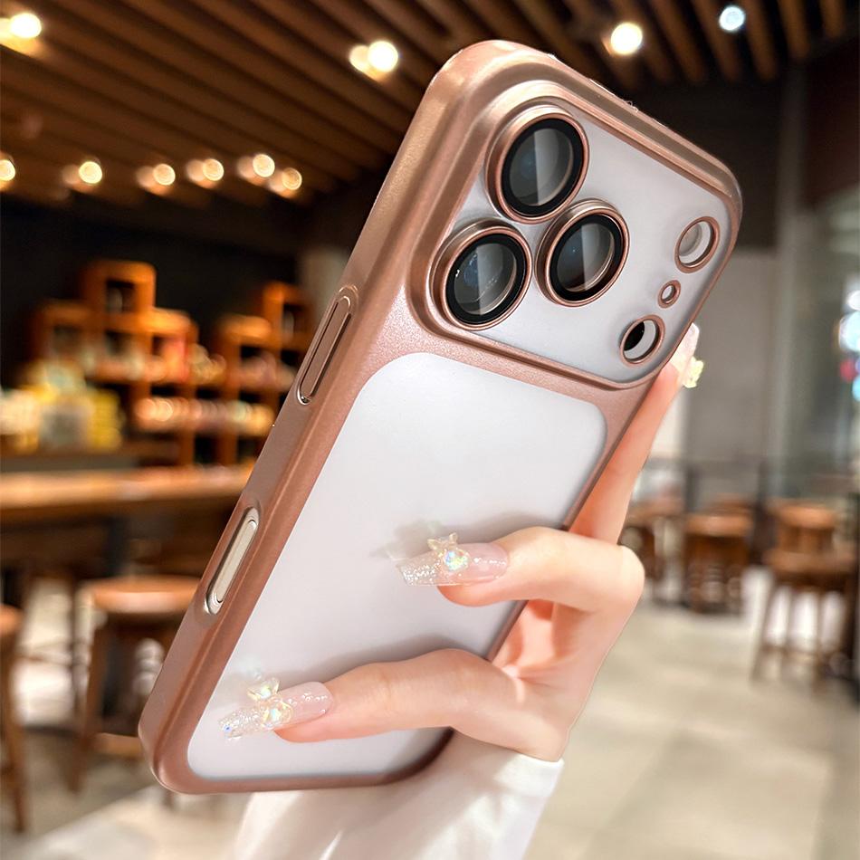 Plating Frosted Translucent Thin Phone Case For iPhone 17 Pro Max 17 Pro 17 Air 17 Series Official Cosmic Orange Bumper Cover iPhone Air
Plating Frosted Translucent Thin Phone Case For iPhone 17 Pro Max 17 Pro 17 Air 17 Series Official Cosmic Orange Bumper Cover iPhone Air