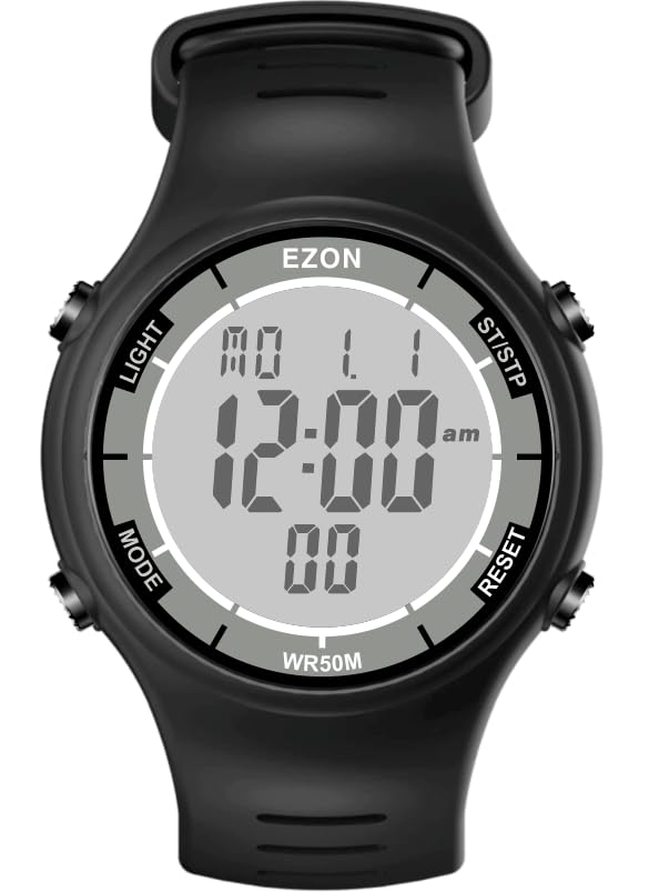 EZON L008 Digital Watch 5AT Waterproof Stopwatch Countdown Unisex Digital Sports Watch L008 Timer/Chronograph/Lap Timing/EL Backlight/Alarm, чорний
EZON L008 Digital Watch 5AT Waterproof Stopwatch Countdown Unisex Digital Sports Watch L008 Timer/Chronograph/Lap Timing/EL Backlight/Alarm, чорний