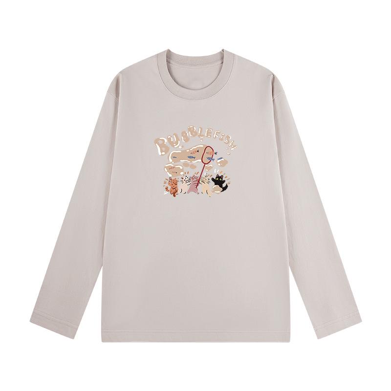 Women s Bubble Print Round Neck Long Sleeve T-Shirt - Autumn/Winter Fashion, Age-Reducing Loose Fit Base Layer Top 3XL (165-185 jin)
Women s Bubble Print Round Neck Long Sleeve T-Shirt - Autumn/Winter Fashion, Age-Reducing Loose Fit Base Layer Top 3XL (165-185 jin)