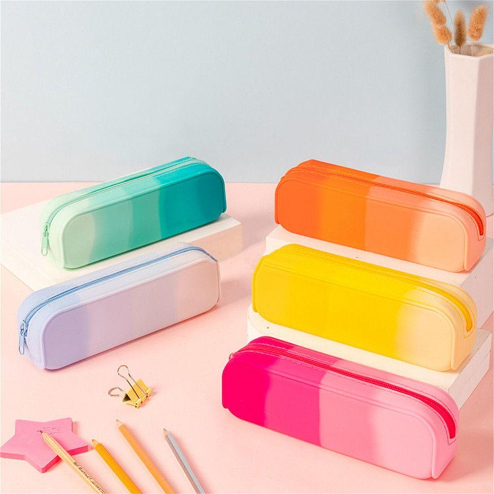 Large Capacity Silicone Pen Bag Waterproof Stationery Bag Easy To Clean Pencil Case Office
Large Capacity Silicone Pen Bag Waterproof Stationery Bag Easy To Clean Pencil Case Office