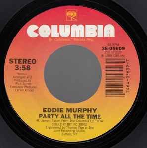 7inch Record EDDIE MURPHY - Party All The Time 3805609 Columbia 1985 US Pop Used
7inch Record EDDIE MURPHY - Party All The Time 3805609 Columbia 1985 US Pop Used