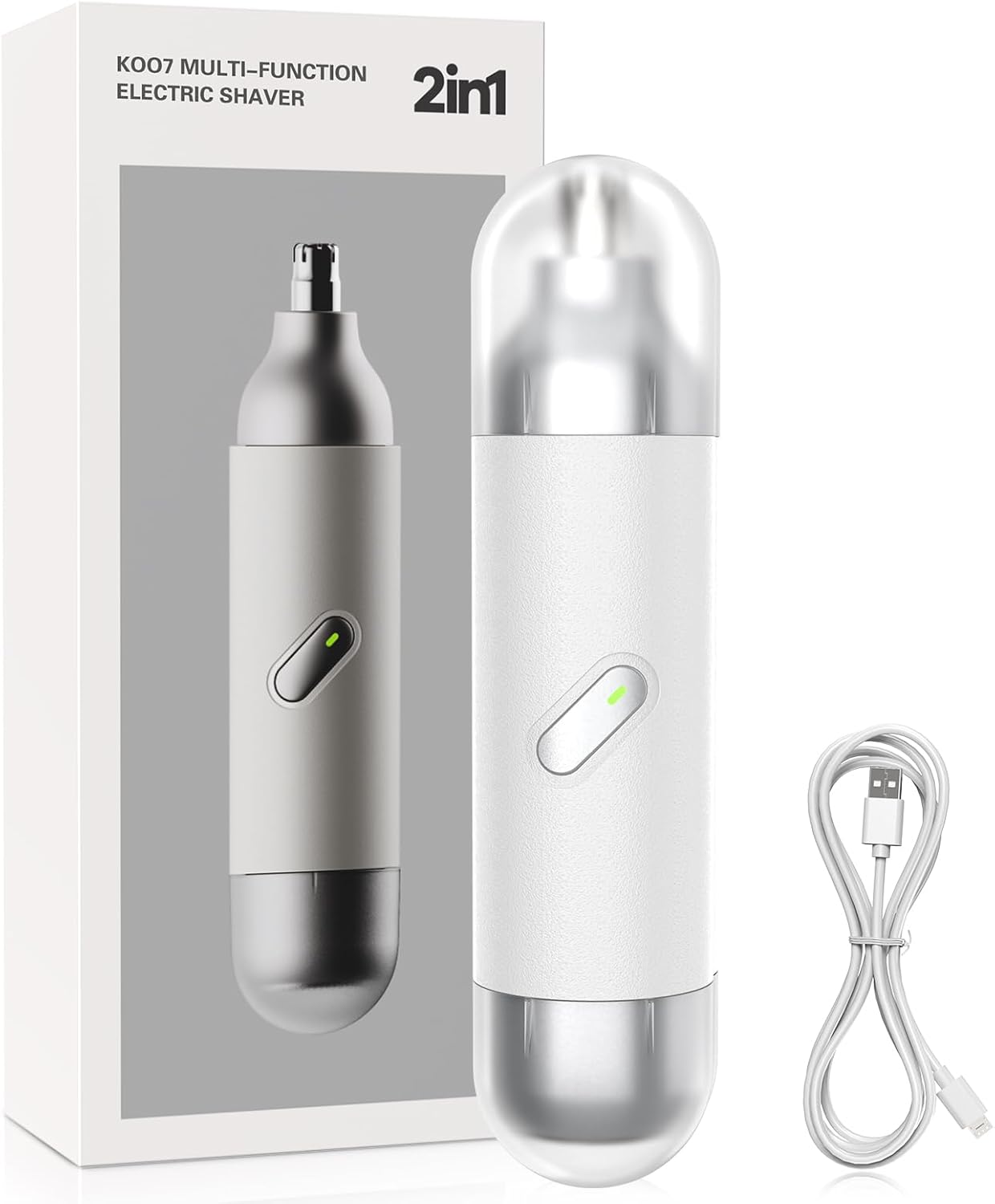 Trimmer for Men & Women, 2 in 1 Electric Nose and Ear Hair Trimmers Ear & Eyebrow Grooming Kit Face Clipper with Power United States
Trimmer for Men & Women, 2 in 1 Electric Nose and Ear Hair Trimmers Ear & Eyebrow Grooming Kit Face Clipper with Power United States