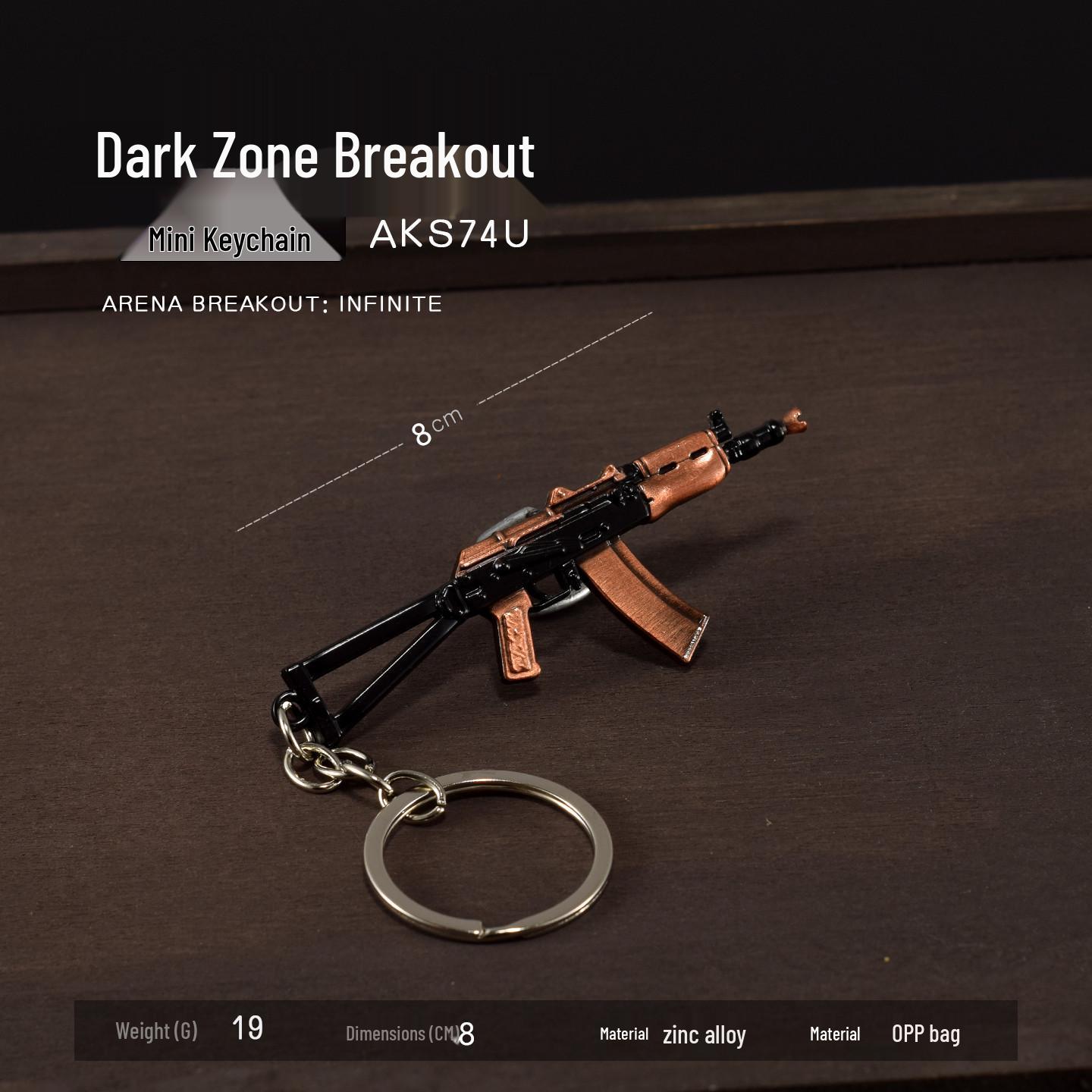 Dark Zone Mini Gun Keychain: AKM, AKS74U, AEK, RPK16, T88, VSS Sniper Series
Dark Zone Mini Gun Keychain: AKM, AKS74U, AEK, RPK16, T88, VSS Sniper Series
