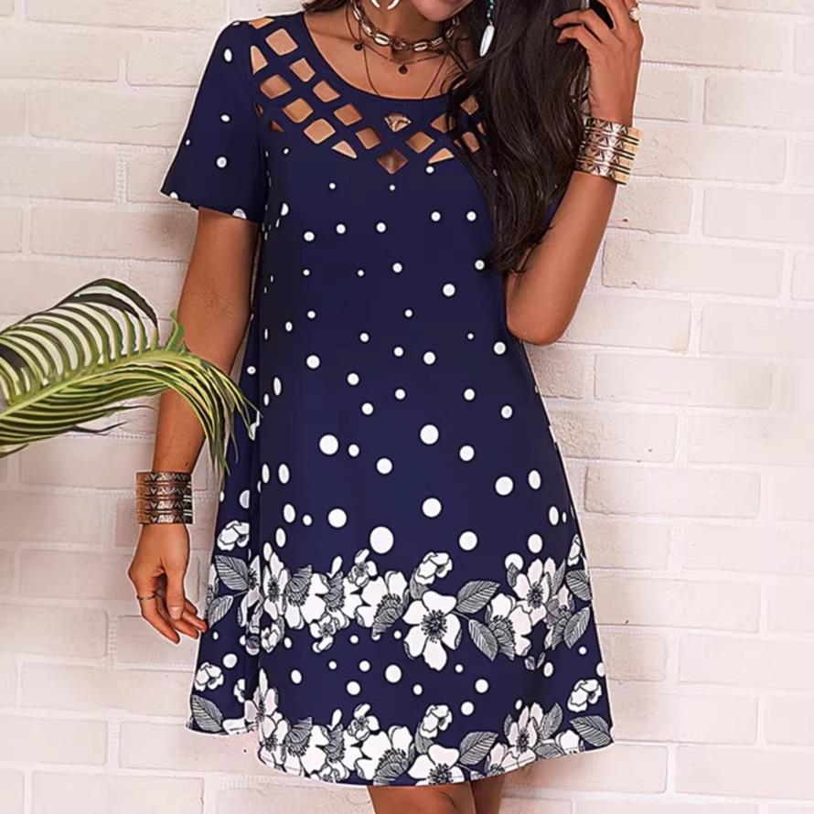 Crew neck neckline hollow new dress women s clothing XXL
Crew neck neckline hollow new dress women s clothing XXL
