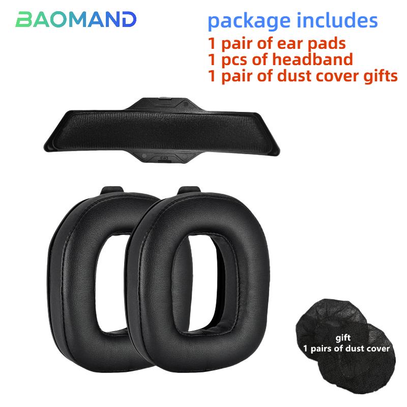 1 set Replacement Ear Pads Earpads Headband for Logitech Astro A50 Gen 3 Headphones Memory Foam Ear Cushion Cover
1 set Replacement Ear Pads Earpads Headband for Logitech Astro A50 Gen 3 Headphones Memory Foam Ear Cushion Cover