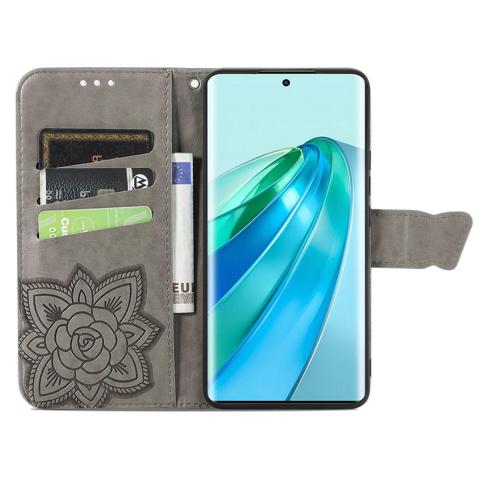 For Honor X40 5G/X9a 5G/Magic5 Lite 5G Leather Case Butterfly Phone Cover Wallet Card Slots Grey
For Honor X40 5G/X9a 5G/Magic5 Lite 5G Leather Case Butterfly Phone Cover Wallet Card Slots Grey