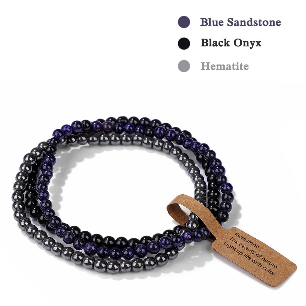 3Pcs/set Natural Green Stone Bracelet 4mm Moss Agates Black Onyx Cat Eye Beads Elastic Bracelets For Women Men Simple Jewelry 19cm
3Pcs/set Natural Green Stone Bracelet 4mm Moss Agates Black Onyx Cat Eye Beads Elastic Bracelets For Women Men Simple Jewelry 19cm