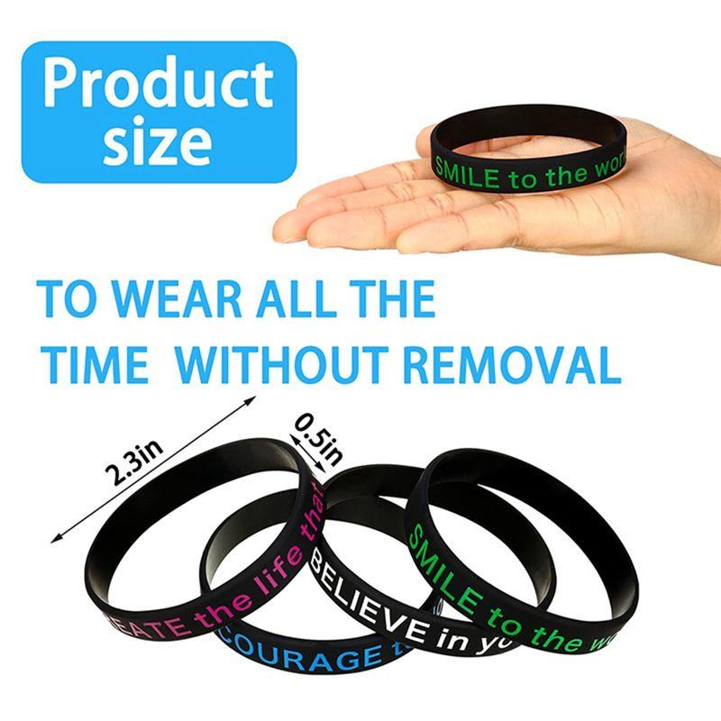 BHBL 30 Pieces Motivational Bracelets Set Motivational Silicone Bracelets for Men and Women Black China Mainland
BHBL 30 Pieces Motivational Bracelets Set Motivational Silicone Bracelets for Men and Women Black China Mainland