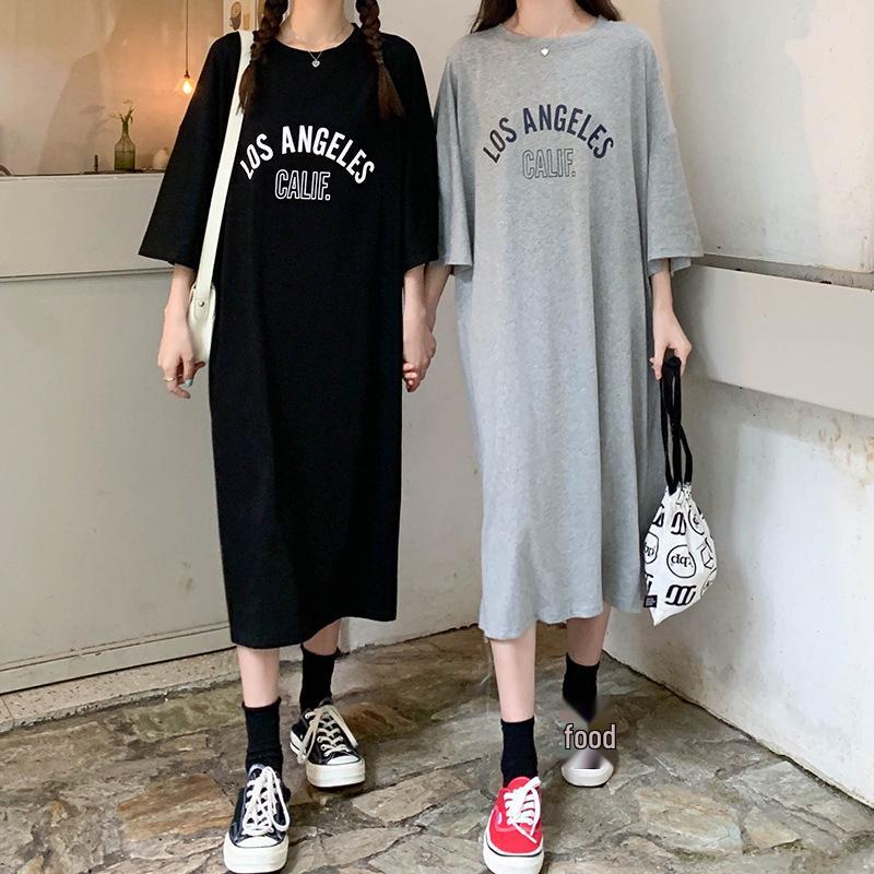 Women s Korean Style Cotton Short-Sleeve Loose Casual Plus Size Long Dress for Summer Maternity and Nightwear XXL
Women s Korean Style Cotton Short-Sleeve Loose Casual Plus Size Long Dress for Summer Maternity and Nightwear XXL