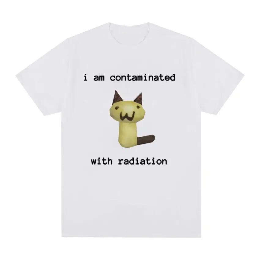 I Am Contaminated with Radiation Funny Cat Meme T-shirt Short Sleeve Men Women Vintage T Shirt Male O-Neck T Shirts Graphic S
I Am Contaminated with Radiation Funny Cat Meme T-shirt Short Sleeve Men Women Vintage T Shirt Male O-Neck T Shirts Graphic S