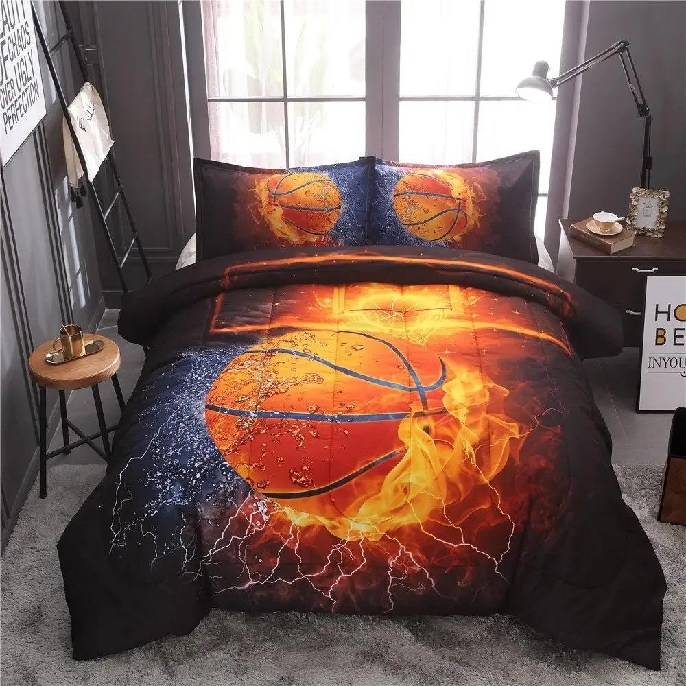 Boys Basketball Duvet Cover Set Black 3D Ball Sports Bedding Set For Boys Men Basketball Court Competitive Games Comforter Cover 70x133cm 2pcs
Boys Basketball Duvet Cover Set Black 3D Ball Sports Bedding Set For Boys Men Basketball Court Competitive Games Comforter Cover 70x133cm 2pcs
