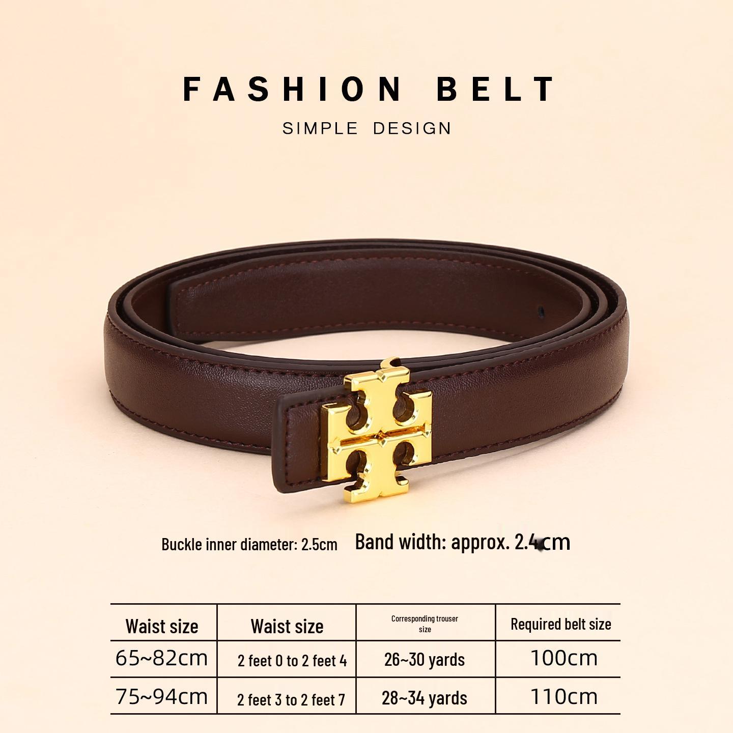 Жіночий Високоякісний Модний Шкіряний Ремінь - Універсальний Акцентний Аксесуар для Талії до Штанів, Японський та Корейський Стиль. 110 cm
Жіночий Високоякісний Модний Шкіряний Ремінь - Універсальний Акцентний Аксесуар для Талії до Штанів, Японський та Корейський Стиль. 110 cm