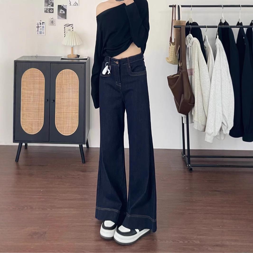 2024 Dark Blue Women s Wide-Leg High-Waisted Petite Flared Jeans for Spring and Autumn Extra Large
2024 Dark Blue Women s Wide-Leg High-Waisted Petite Flared Jeans for Spring and Autumn Extra Large